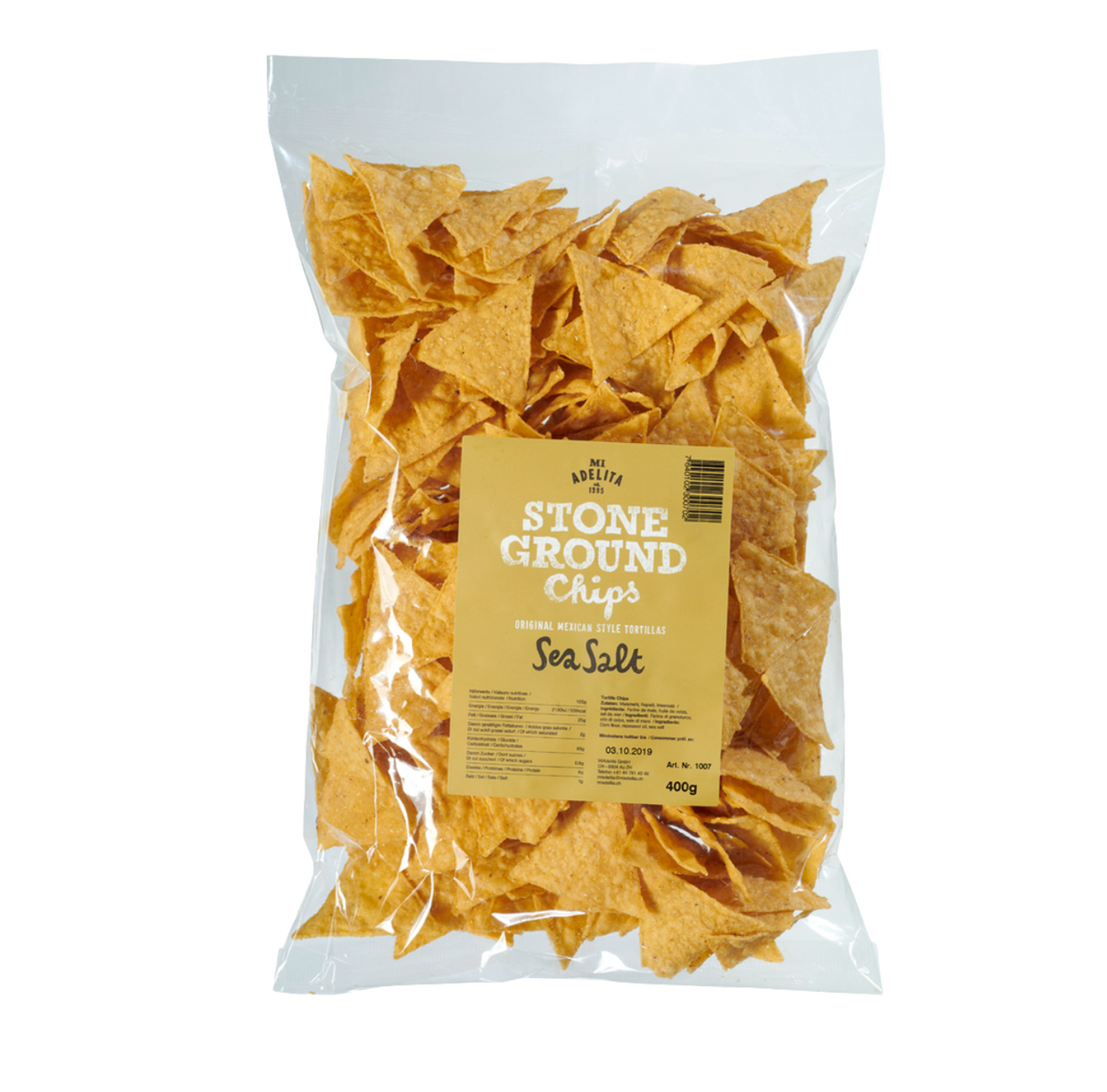 Tortilla Chips al Natural 400g  MI ADELITA
