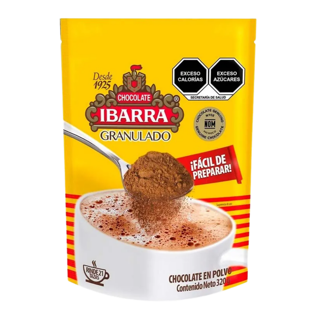 Chocolate en polvo granulado 320g -  IBARRA