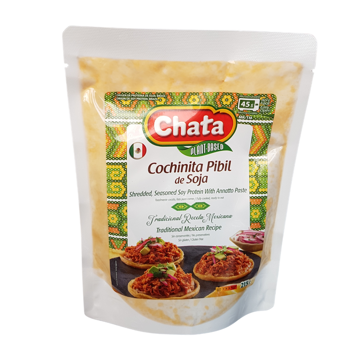 Cochinita Pibil de Soja VEGAN 215g LA CHATA
