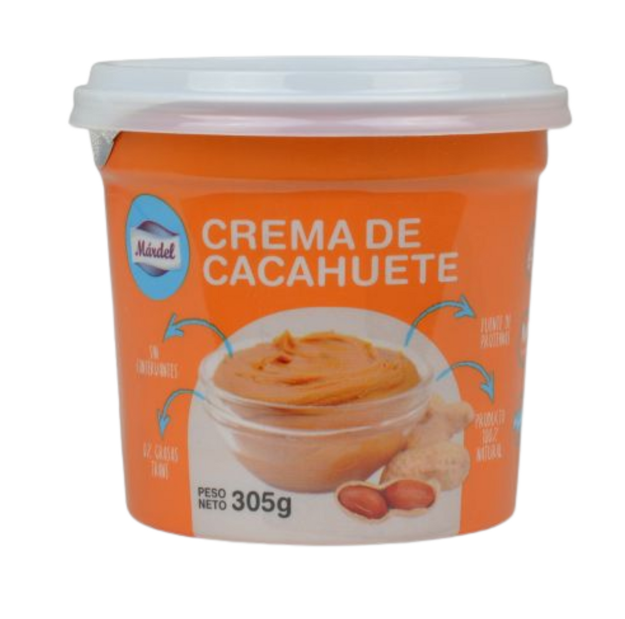 Crema de Cacahuete - Mardel 305g
