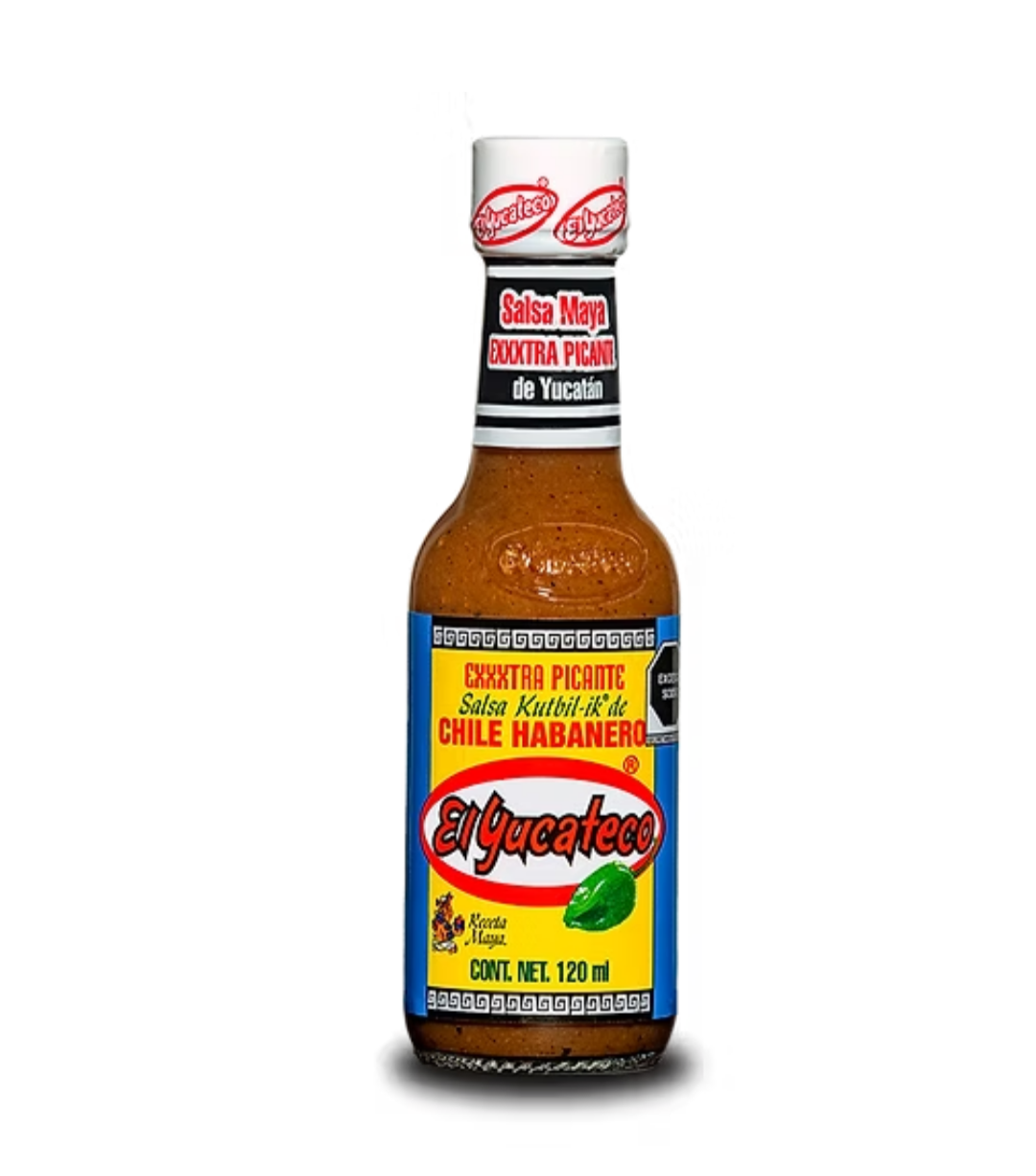 *Kutbil-ik de Chile Habanero 120 ml - Xxxtra Picante -  EL YUCATECO