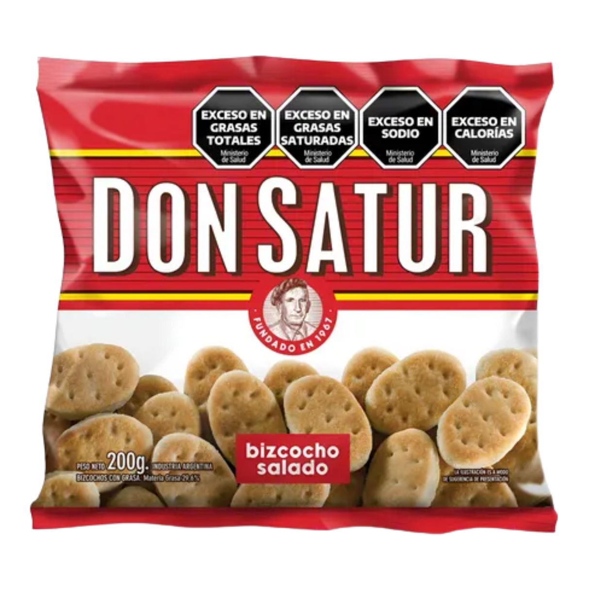 Bizcocho Salado 200 gr DON SATUR