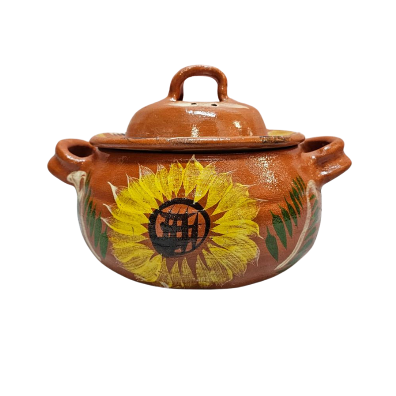 Cazuela Barro con Girasol
