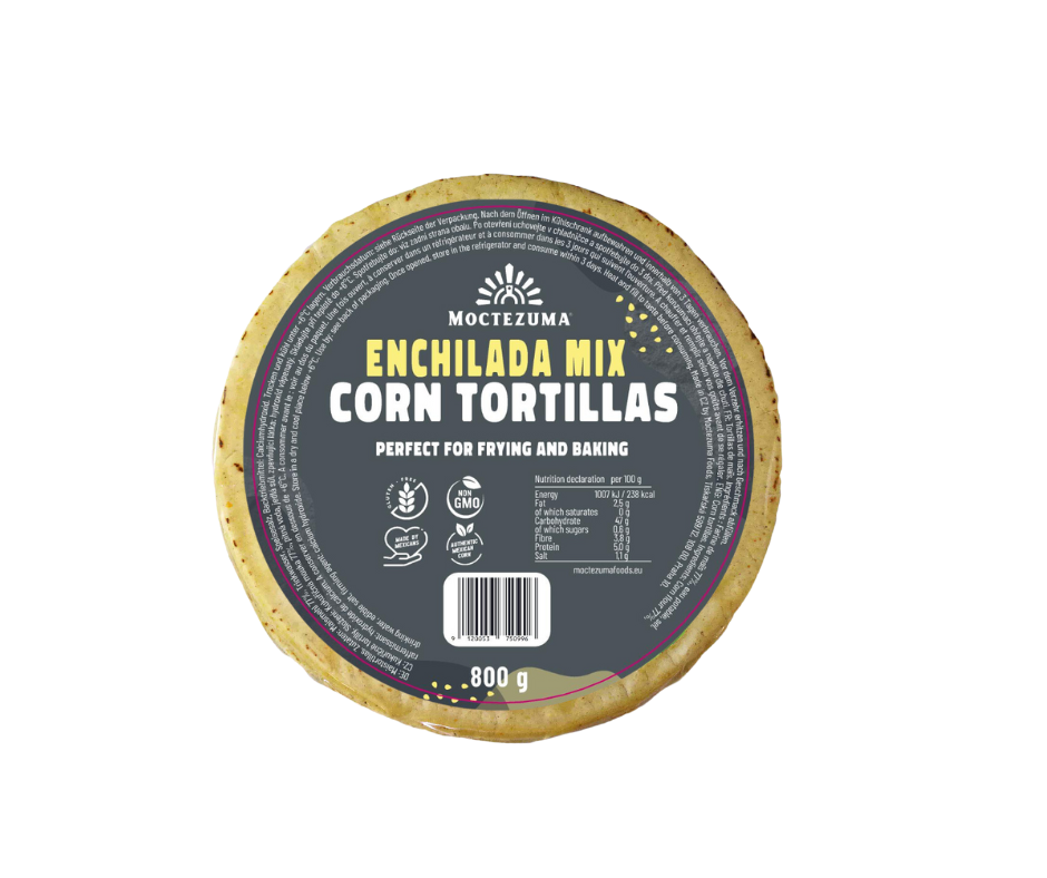 Tortillas para ENCHILADA 800g MOCTEZUMA
