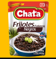 Frijoles Negro Entero  Pouch 400 gr LA CHATA