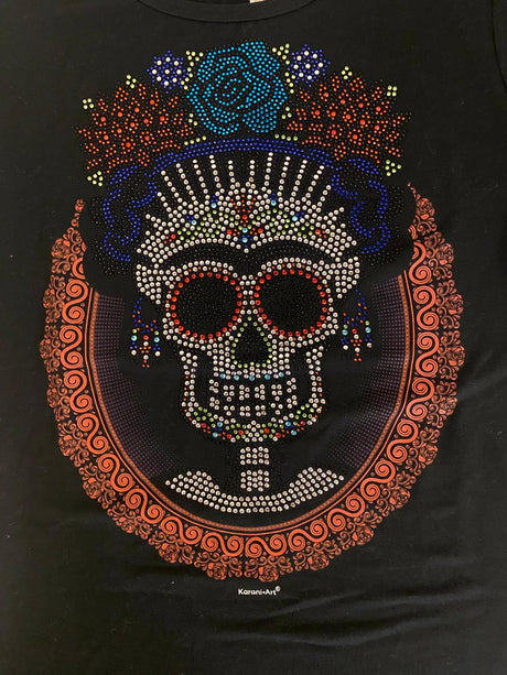 *T-Shirt Camiseta Frida Calavera (G)