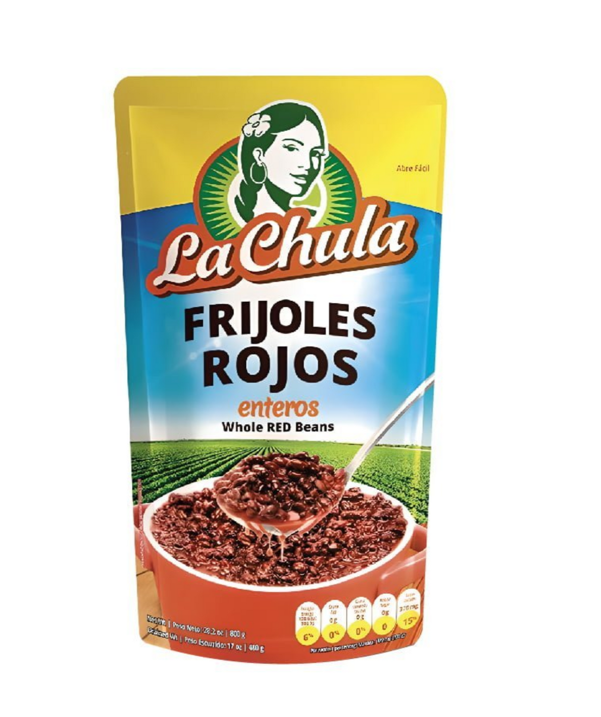 Frijol Rojo Entero 800g - LA CHULA