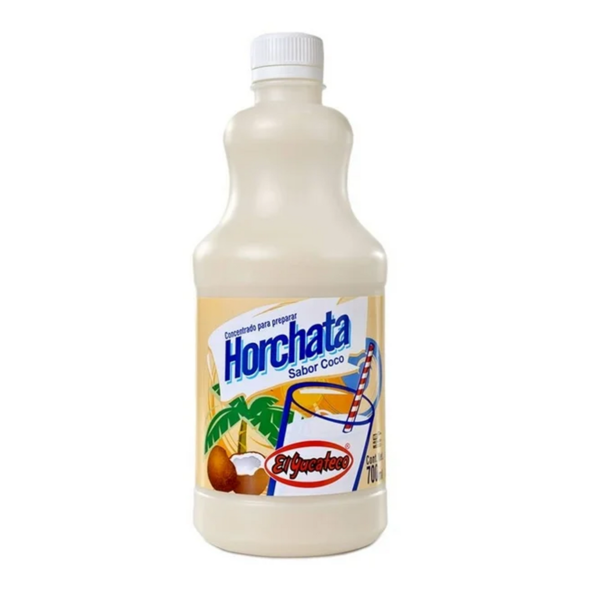 Jarabe de Horchata sabor Coco 700 ml - EL YUCATECO