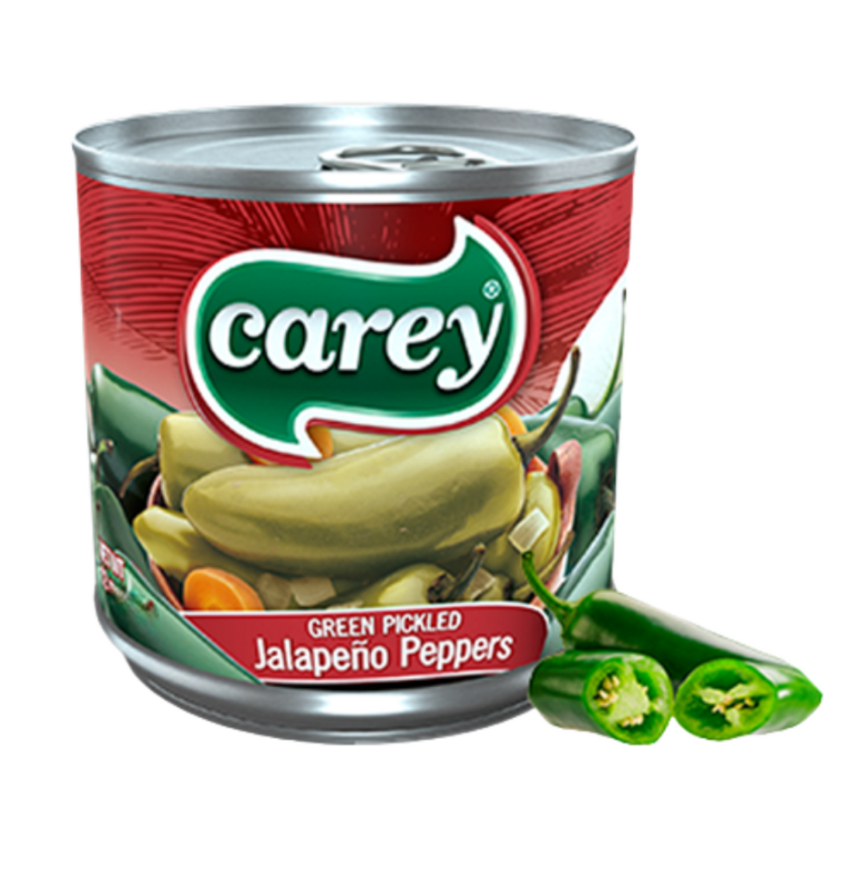 Chiles Jalapeños Enteros 198g - CAREY