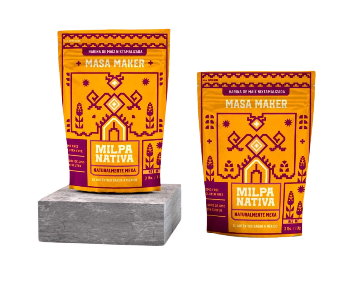 Harina de Maiz Nixtamalizada - MILPA NATIVA 1 kg