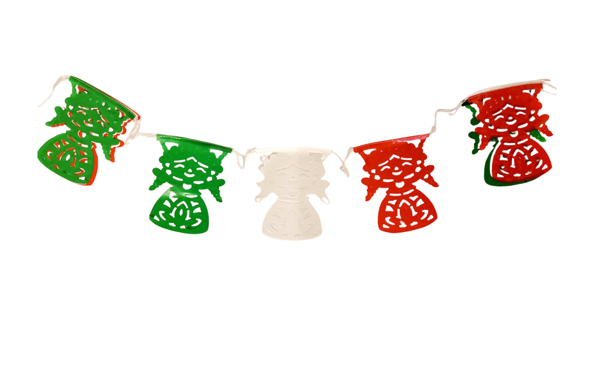 Papel Picado Plastico Lele Tricolor 2.6 mts