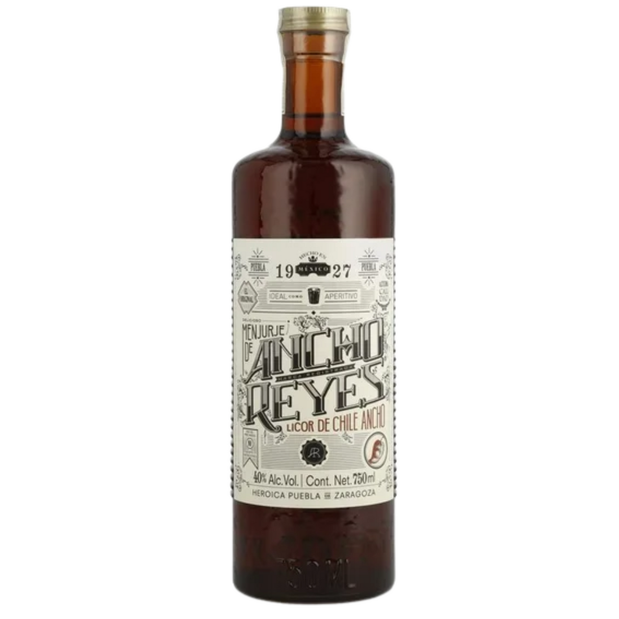 Licor de Chile Ancho REYES 40% 700 ml Menjurjes