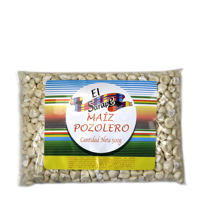 Maíz Pozolero (en grano seco) 500gr EL SARAPE