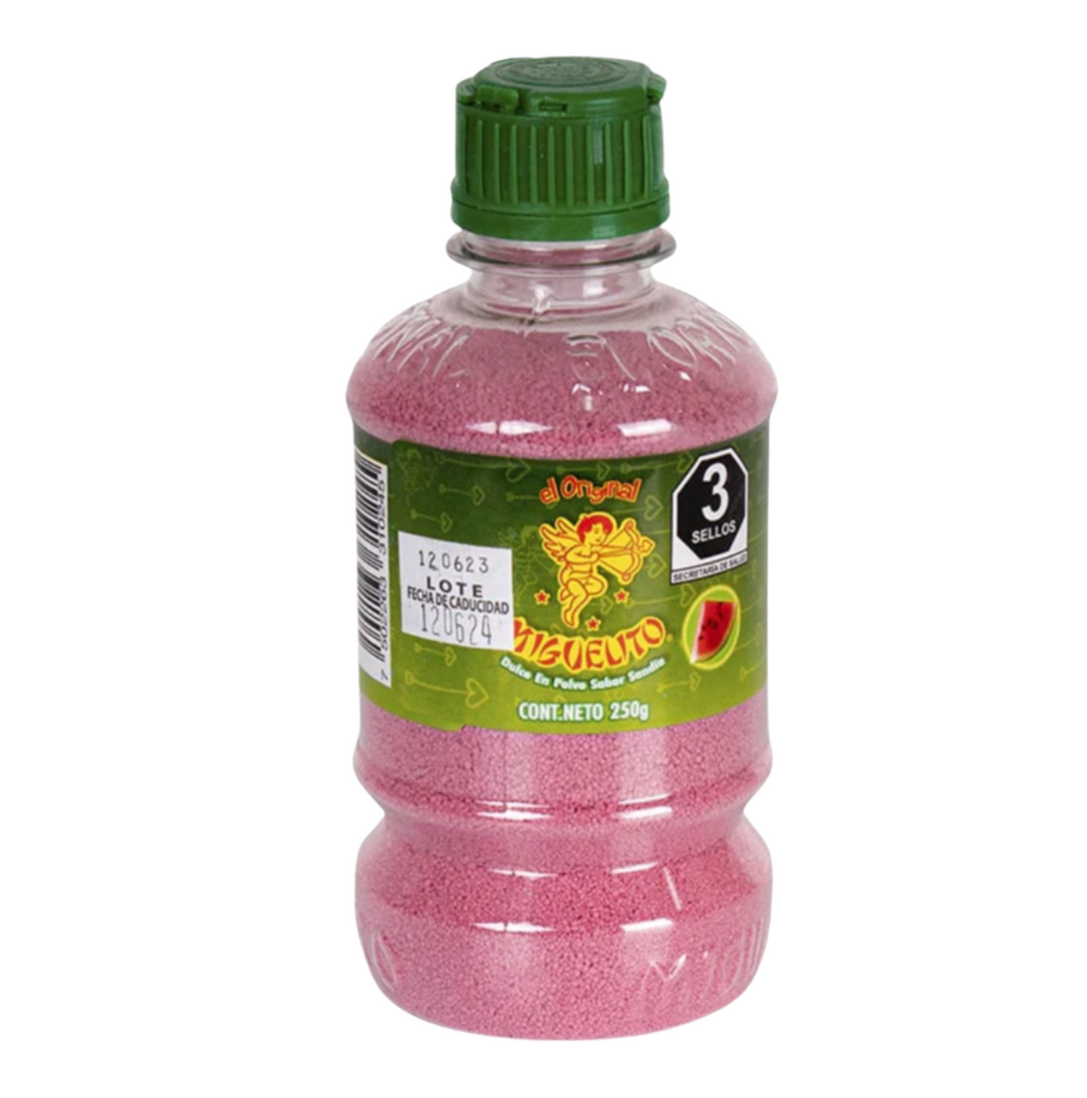 Botella de Miguelito en polvo sandia 250 gr