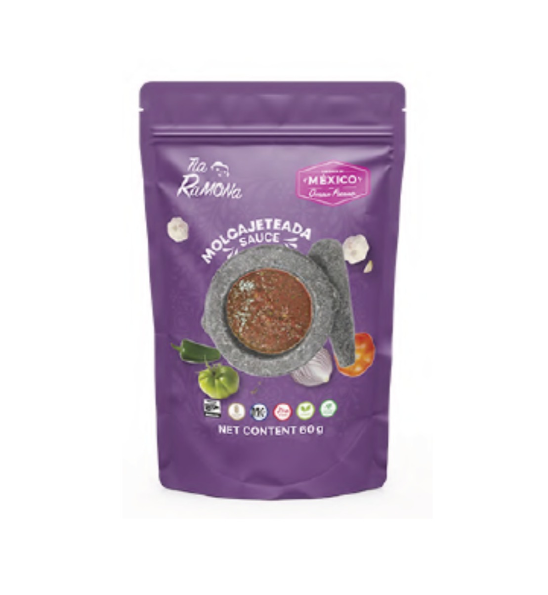 Salsa Deshidratada Molcajeteada 60g -Tia Ramona