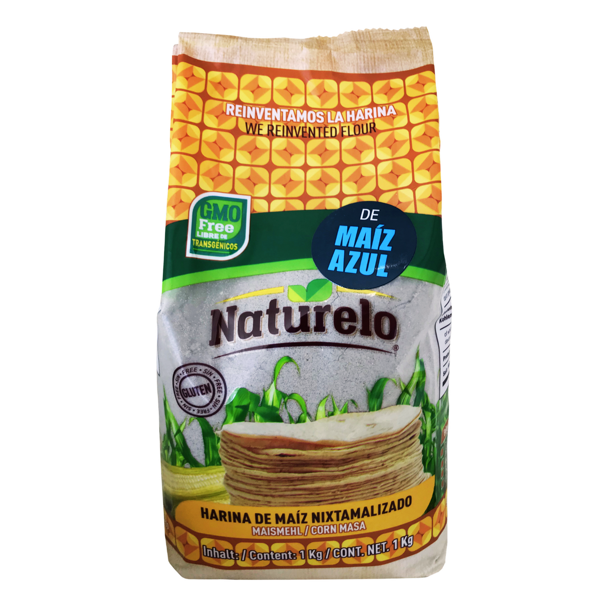 Harina de Maíz Azul 1 kg NATURELO