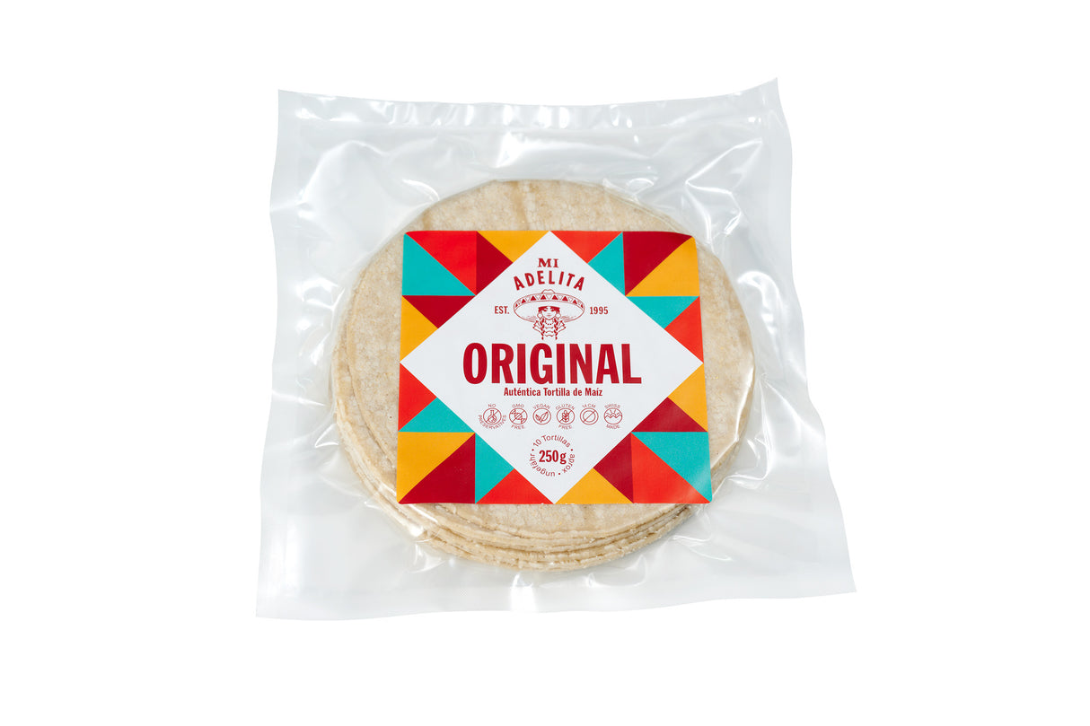 250 gr - Tortillas de Maiz Blanco MI ADELITA