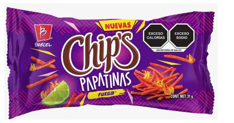 Papatinas chips Fuego 31 gr BARCEL (29.11.23)