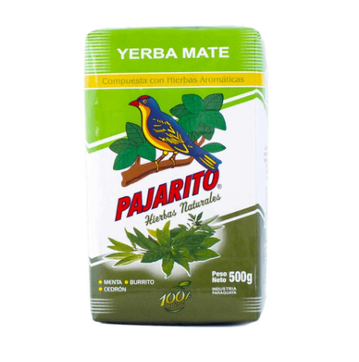 Yerba Mate Compuesta con Hierbas  500 g - PAJARITO