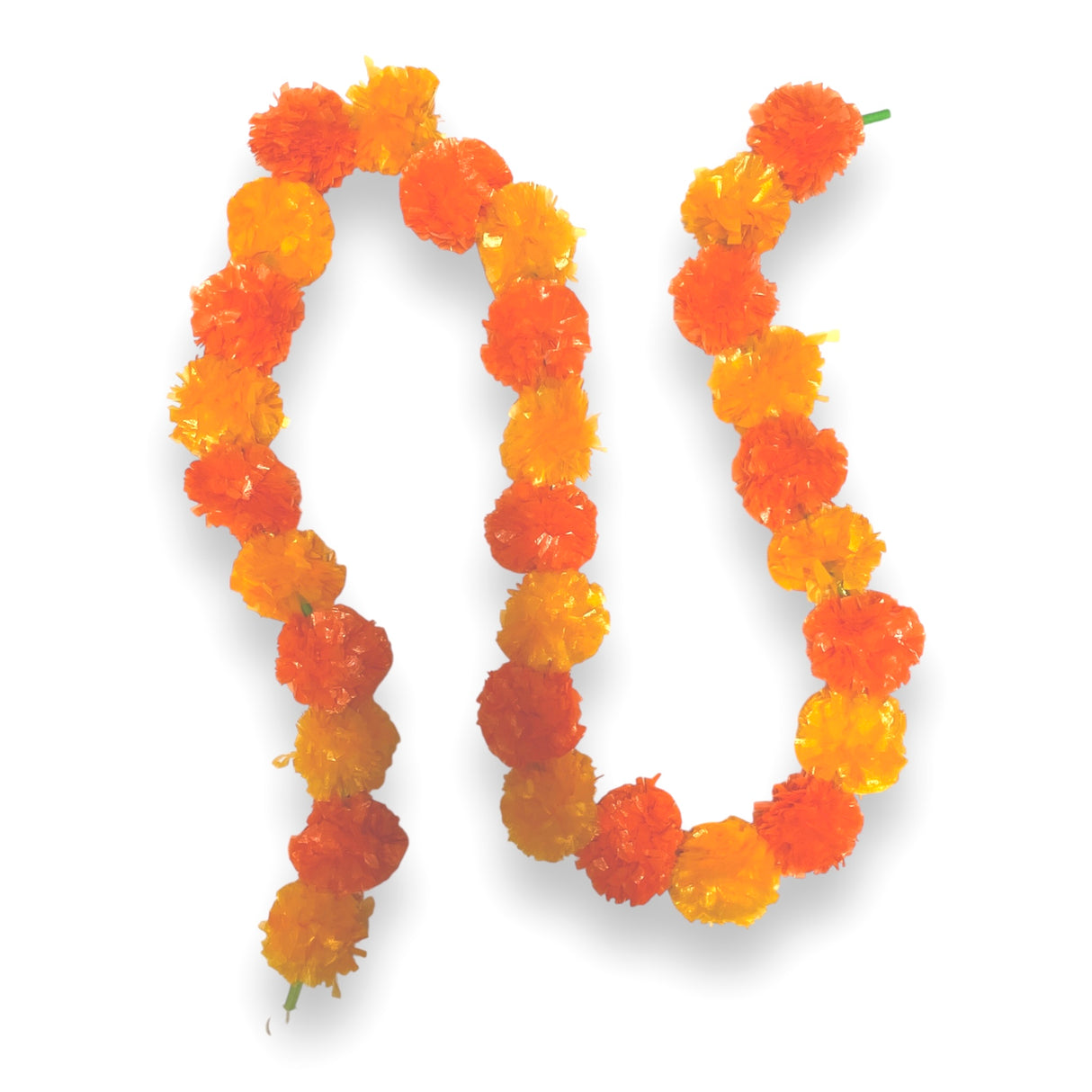 Guirnalda con Flores Amarillas y Naranja