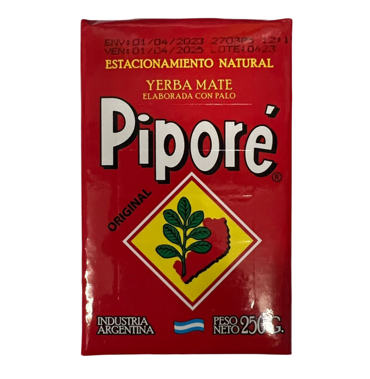 Yerba Mate tradicional con palo 250 gr - PIPORE