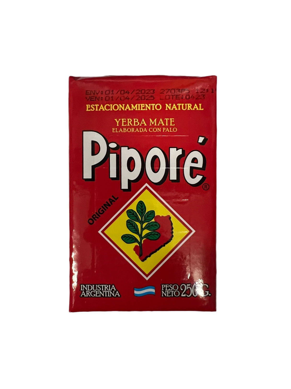 Yerba Mate tradicional con palo 250 gr - PIPORE