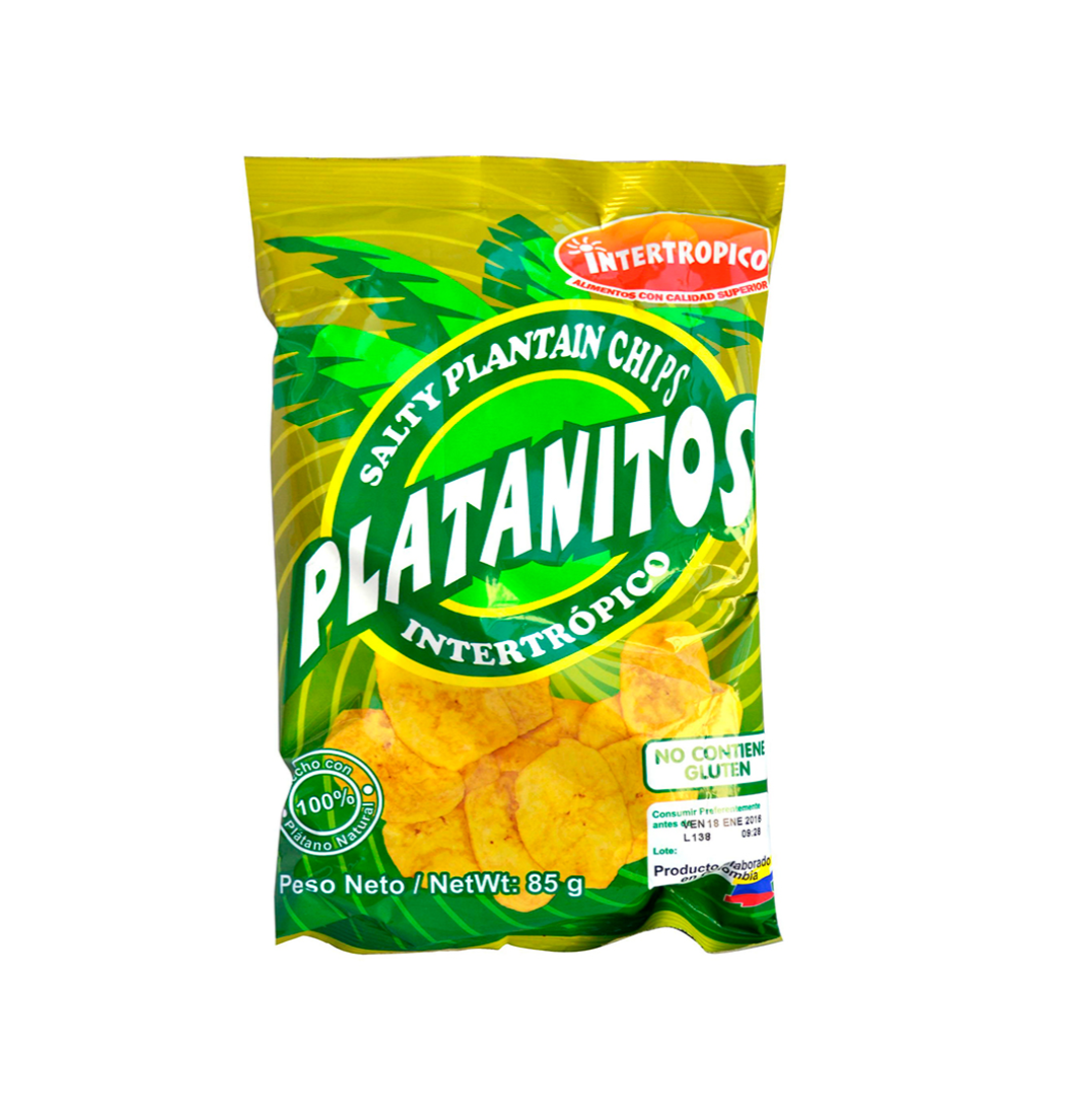 Platanitos 85gr -  INTERTRÓPICO