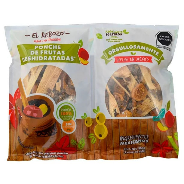 Ponche de fruta Deshidratado 500 gr - EL REBOZO