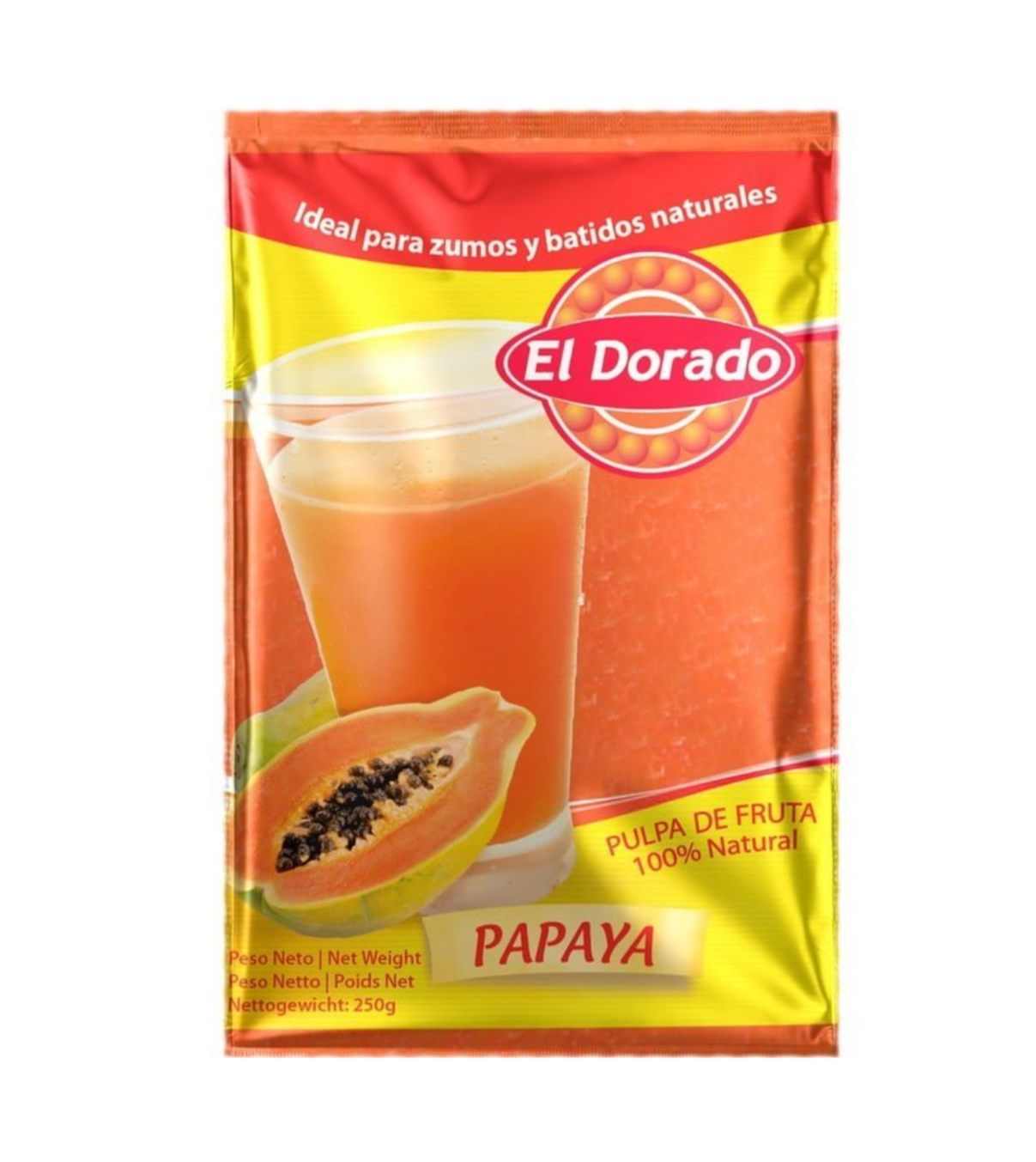 Pulpa de Papaya 250g  - EL DORADO