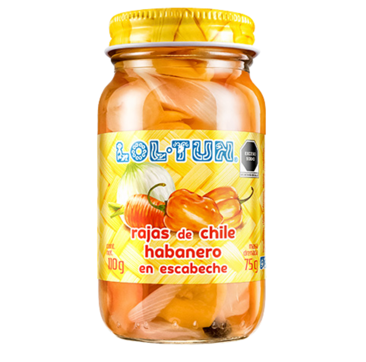 Rajas de Chile Habanero 110g LOL-TUN