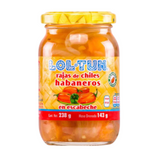 Rajas de Chiles Habaneros 238g LOL-TUN