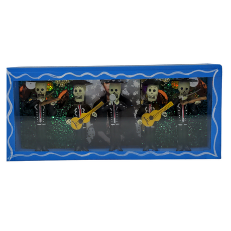 Retablo de DIA DE MUERTOS Rectangular 19 x 9.5 cm