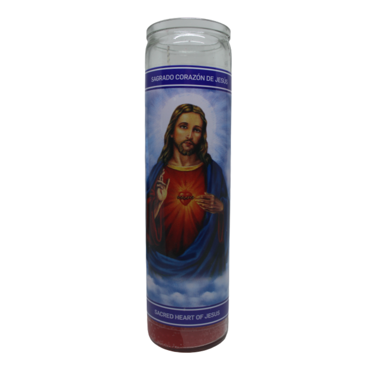 Veladora del Sagrado Corazón de Jesús 500 gr