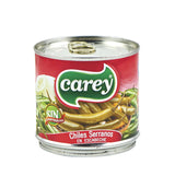 Chile Serranos Enteros en Escabeche 340g  - CAREY