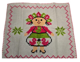*Servilleta para las tortillas bordada a mano - Muñeca Lele