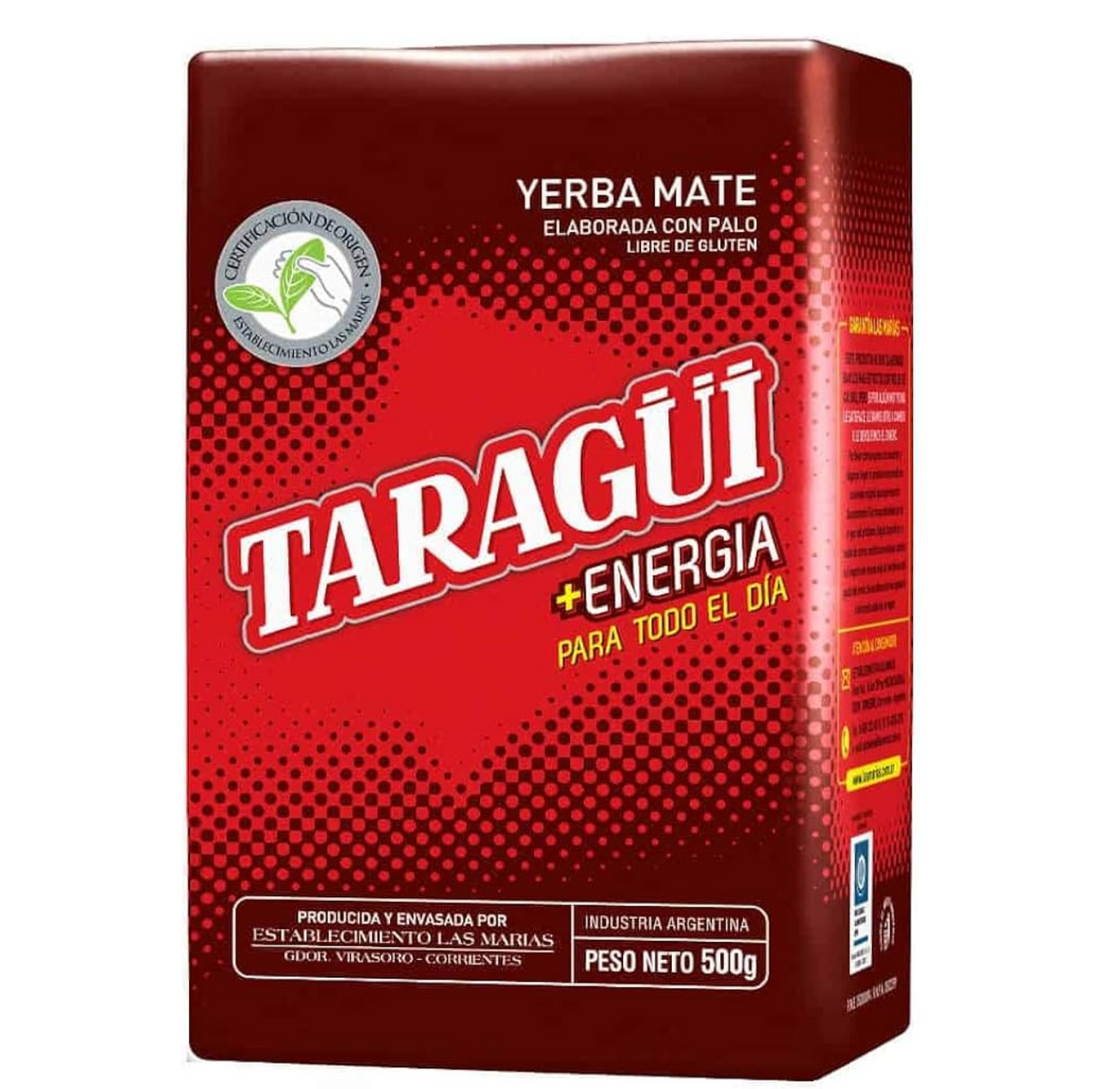 Yerba Mate con palo + Energía 500 gr - TARAGUI