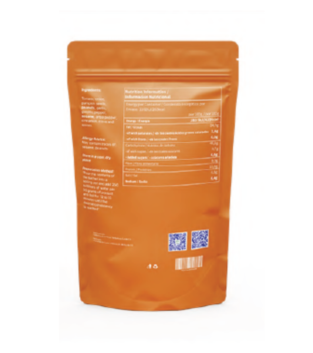 Salsa Deshidratada Verde Tatemada 60g - Tia Ramona