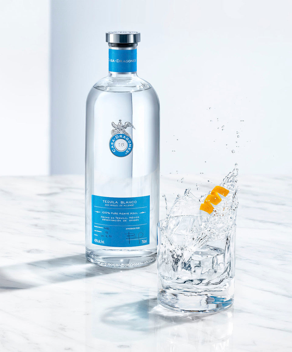 *Tequila Blanco CASA DRAGONES 40% vol. alcohol