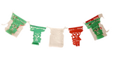 Guirnalda papel picado mariachi Tricolor 2 mts