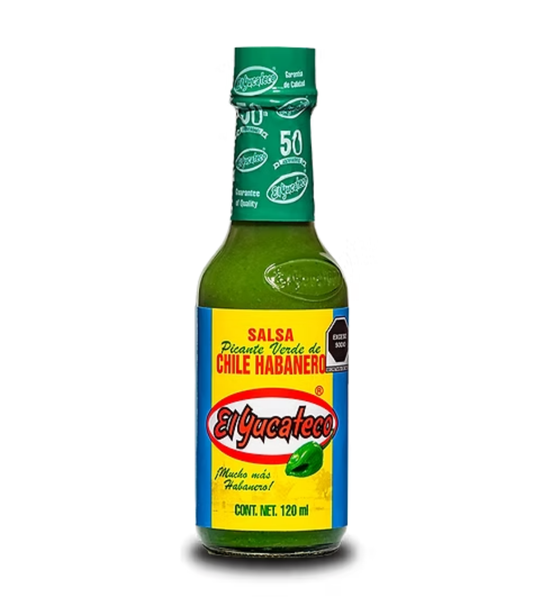 *Salsa de Habanero Verde 120ml -  EL YUCATECO