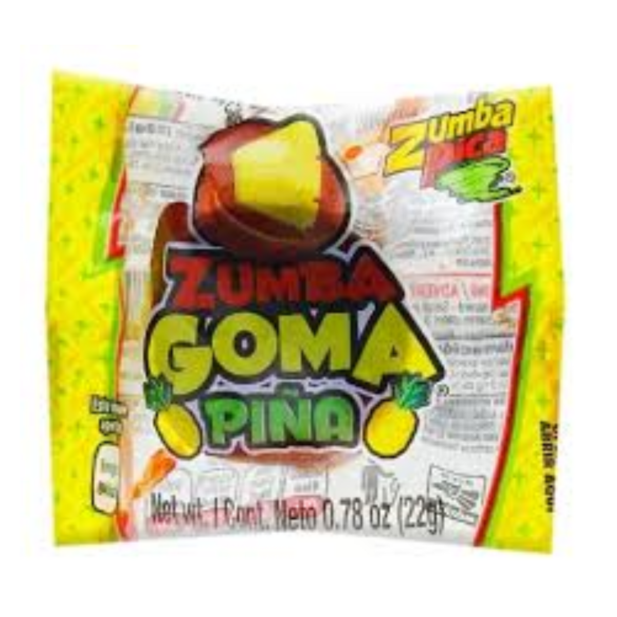 Zumba Goma Piña 22g