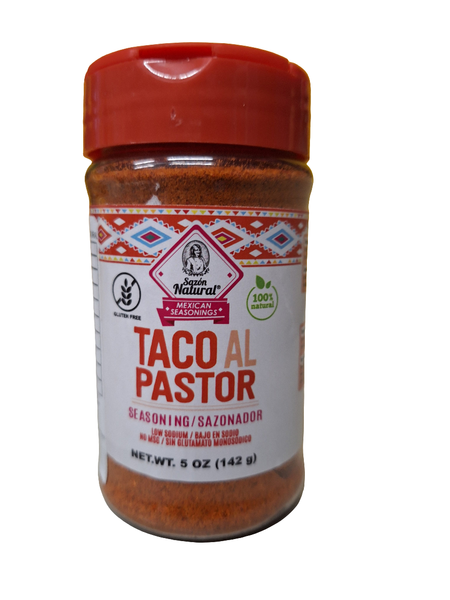*Sazonador Tipo Taco al Pastor 142g SAZON NATURAL