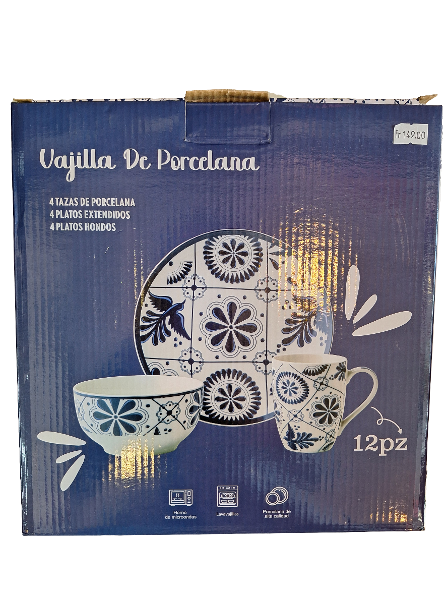 Vajilla Talavera Porcelana - MAKI