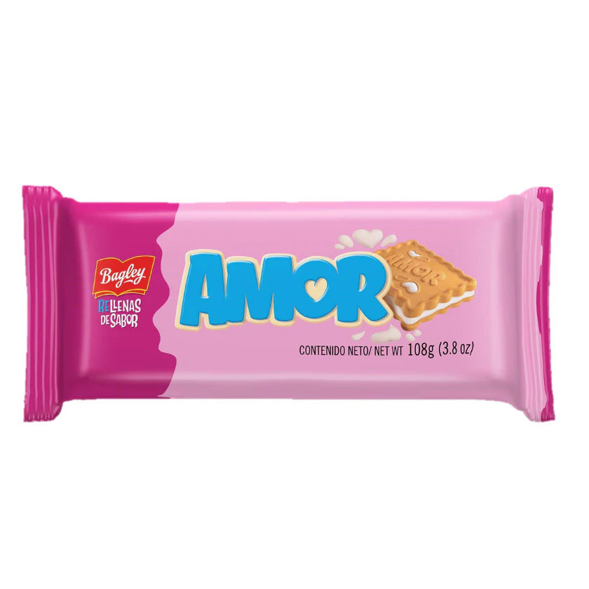 Galletas Amor 108g bagley