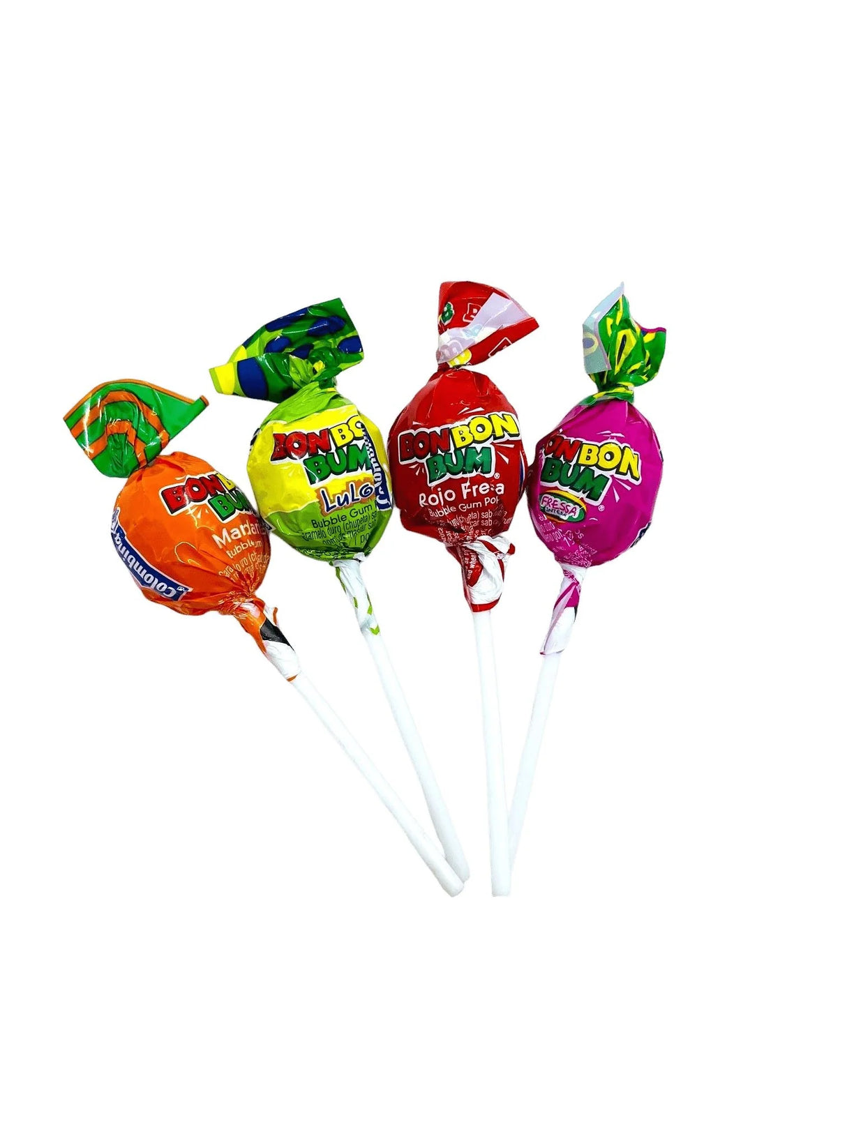 BON BON BUM Paleta de caramelo con centro de chicle 1 pieza