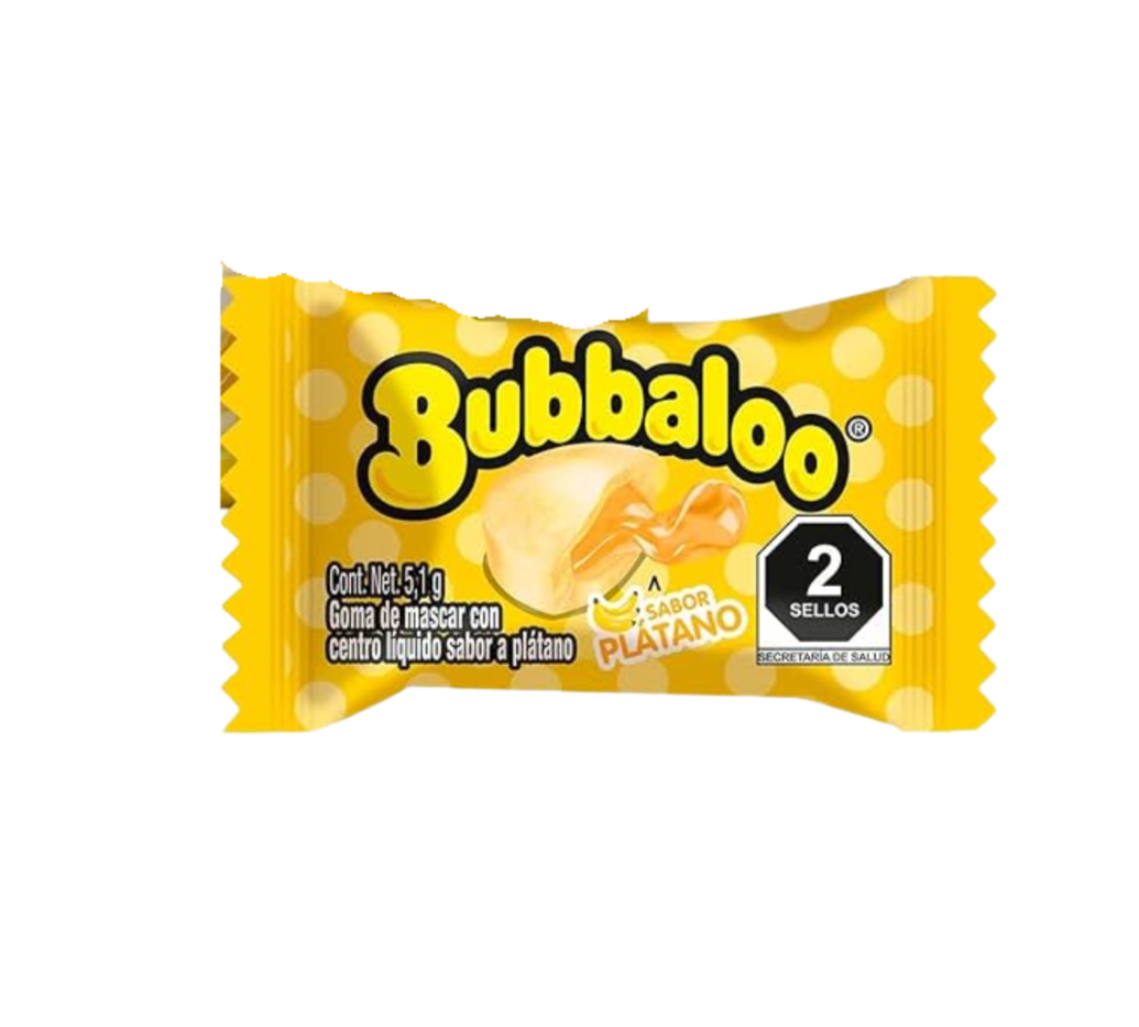 Chicle Plátano 5.1 g BUBBALOO