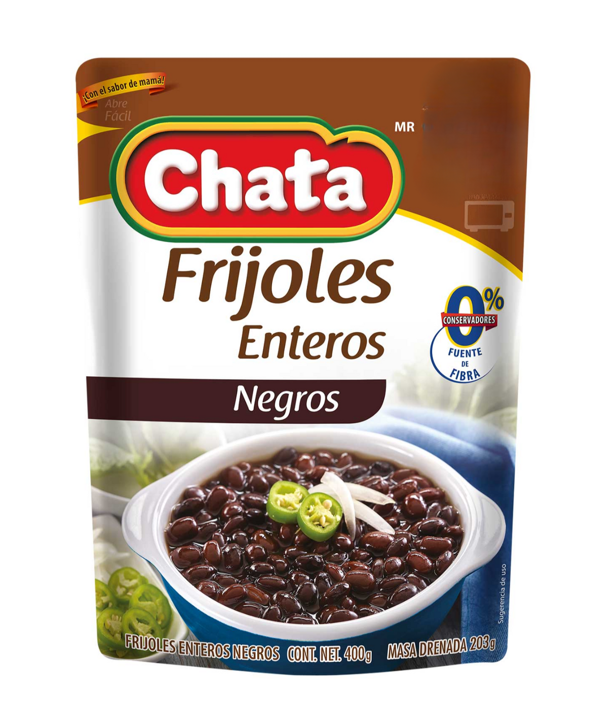 *Frijoles Negro Entero Pouch 400g LA CHATA