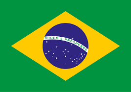 Mini bandera de Brazil 21x13 cm.