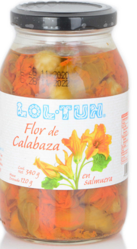 Flor de Calabaza frasco de 340 gr LOL-TUN