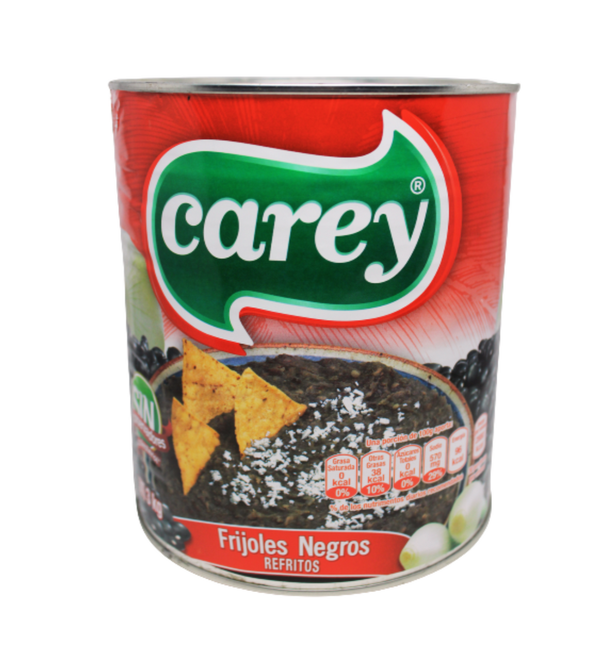 *Frijoles Negros Refritos 3 Kg - CAREY